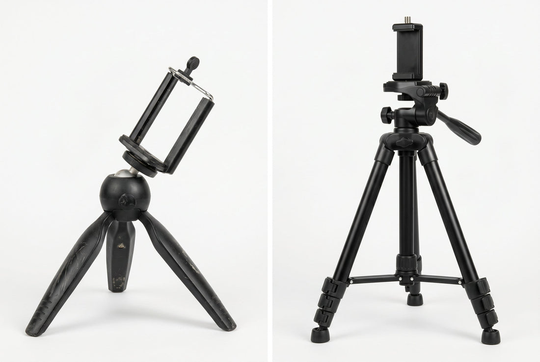 Why Cheap Phone Tripods Fail (and What Serious Creators Use Instead)