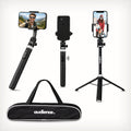 Audience Mobile Tripod and Selfie Stick with Bluetooth Remote and Travel Bag for Mobile Content Creators