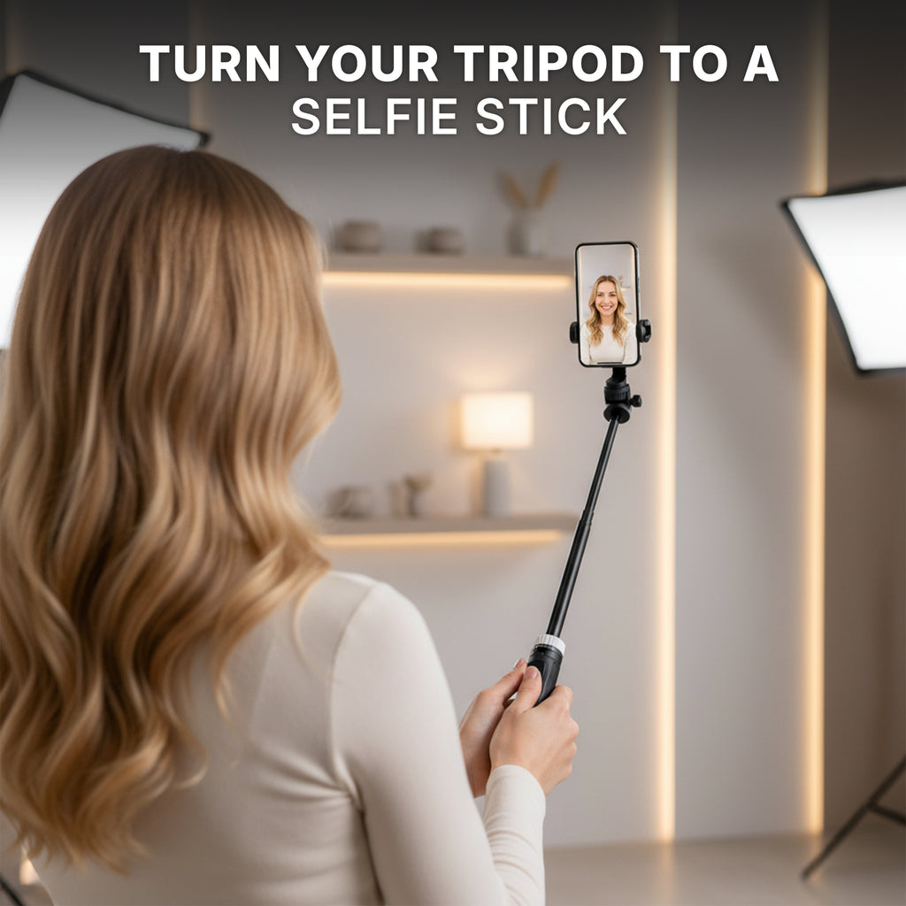 Audience Mobile Tripod and Selfie Stick with Bluetooth Remote and Travel Bag for Mobile Content Creators