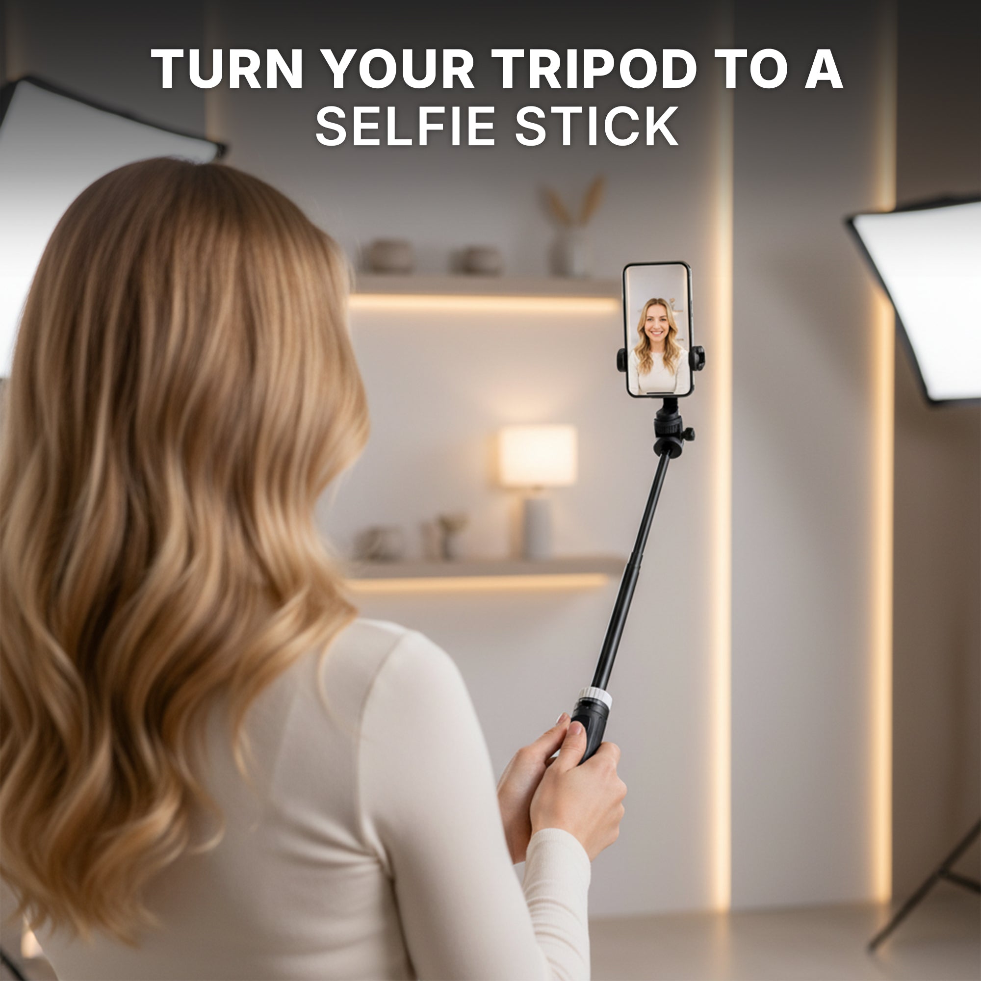 Audience Mobile Tripod and Selfie Stick with Bluetooth Remote and Travel Bag for Mobile Content Creators