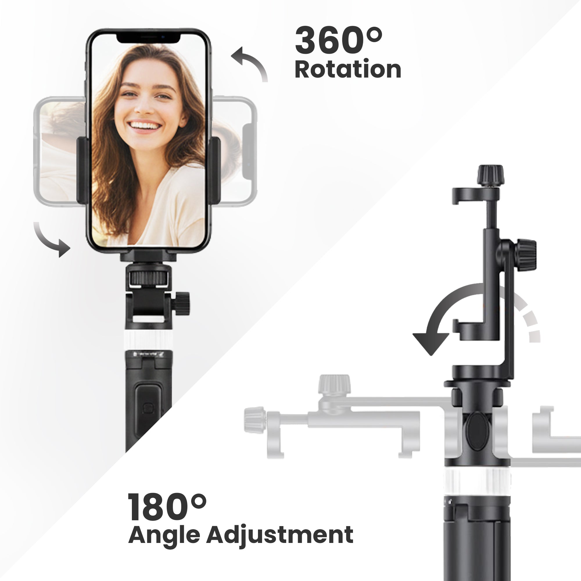 Audience Mobile Tripod and Selfie Stick with Bluetooth Remote and Travel Bag for Mobile Content Creators
